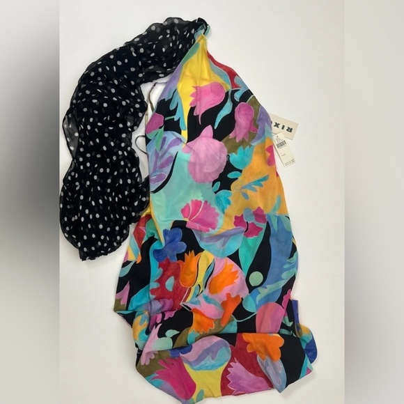 NWT w/flaw RIXO Hayley Silk Slip Dress - Picture 6 of 9